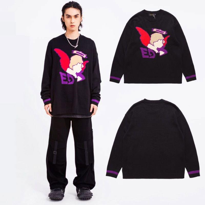 TWO PIECE KNIT SWEATER SET - BAB'S ANGEL KNIT