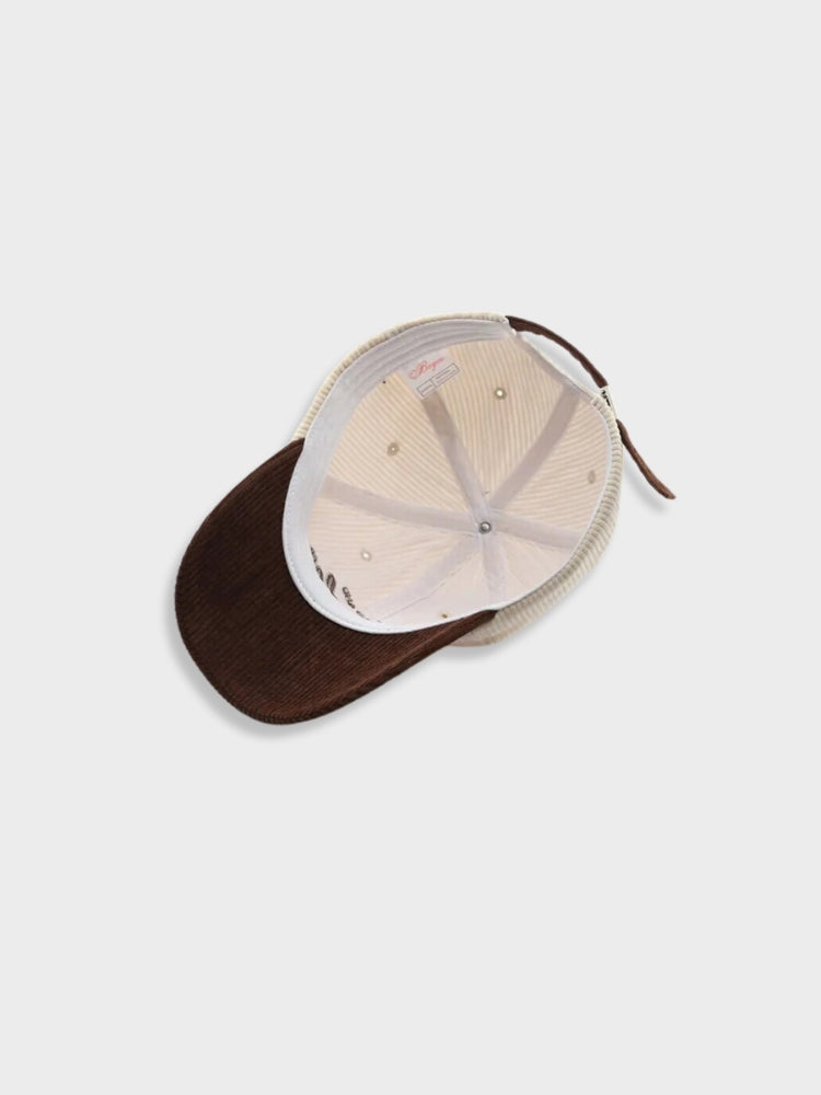 TWO-TONE CORDUROY BASEBALL CAP - TRENDY CORDUROY CAP