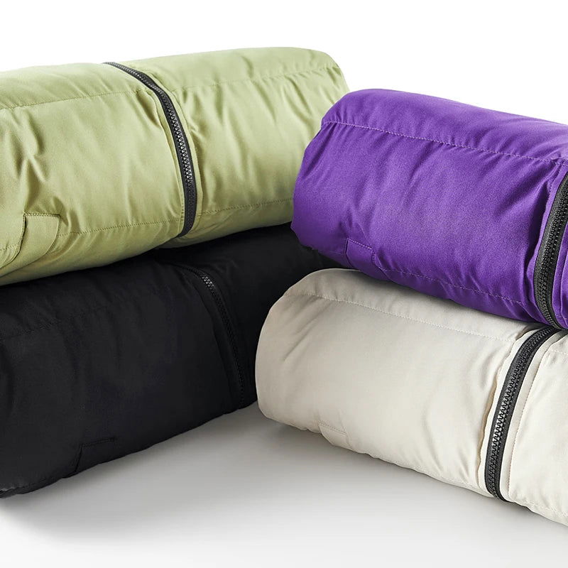 TWO-TONE PUFFER JACKET UNISEX PUFFY JACKET