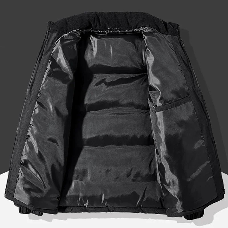 TWO-TONE PUFFER JACKET UNISEX PUFFY JACKET