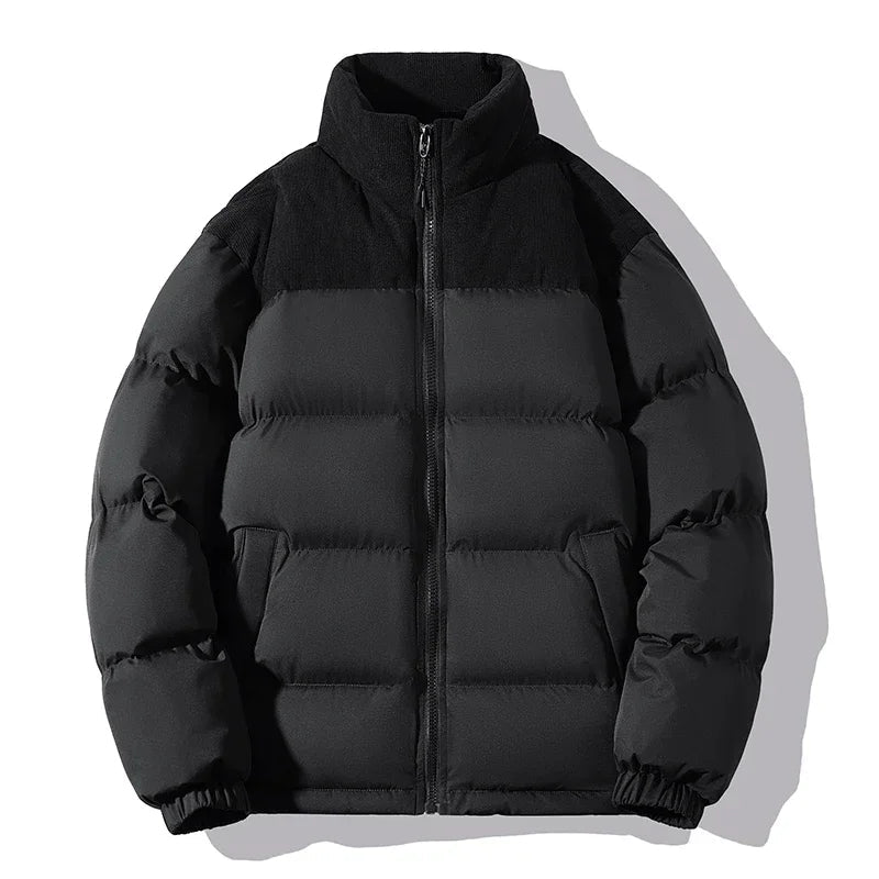 TWO-TONE PUFFER JACKET UNISEX PUFFY JACKET