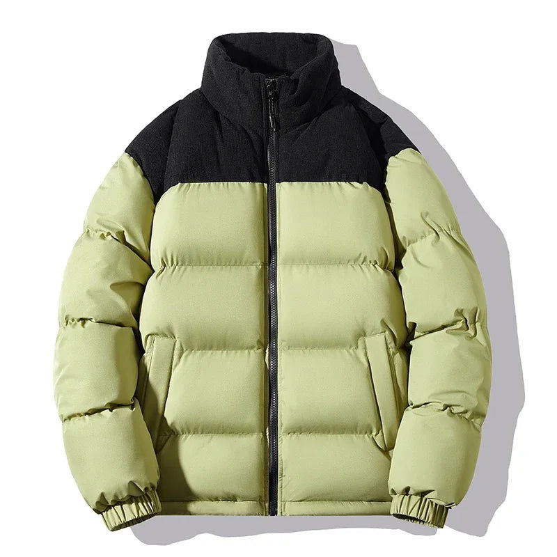 TWO-TONE PUFFER JACKET UNISEX PUFFY JACKET