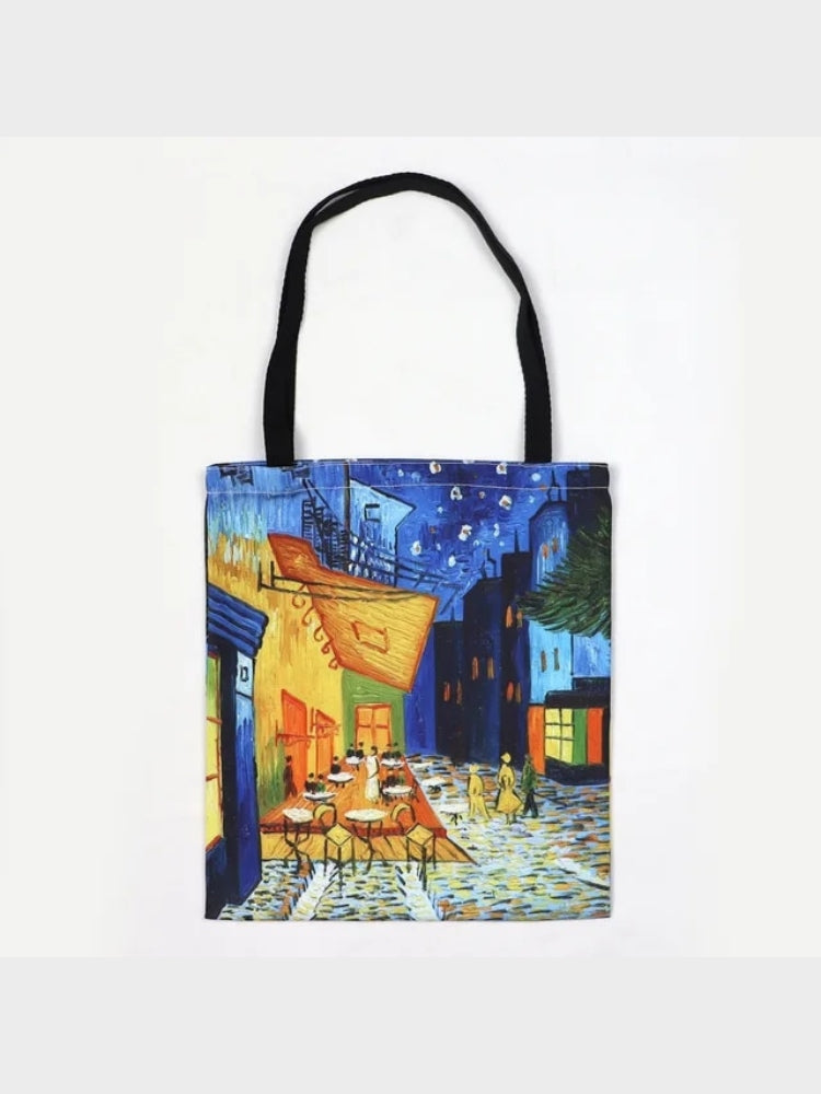 VAN GOGH TOTE BAG WITH PORTRAIT - GOGH CANVAS DESIGN