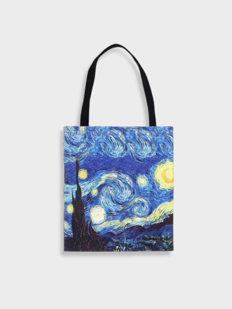 VAN GOGH TOTE BAG WITH PORTRAIT - GOGH CANVAS DESIGN