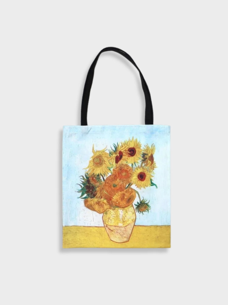 VAN GOGH TOTE BAG WITH PORTRAIT - GOGH CANVAS DESIGN