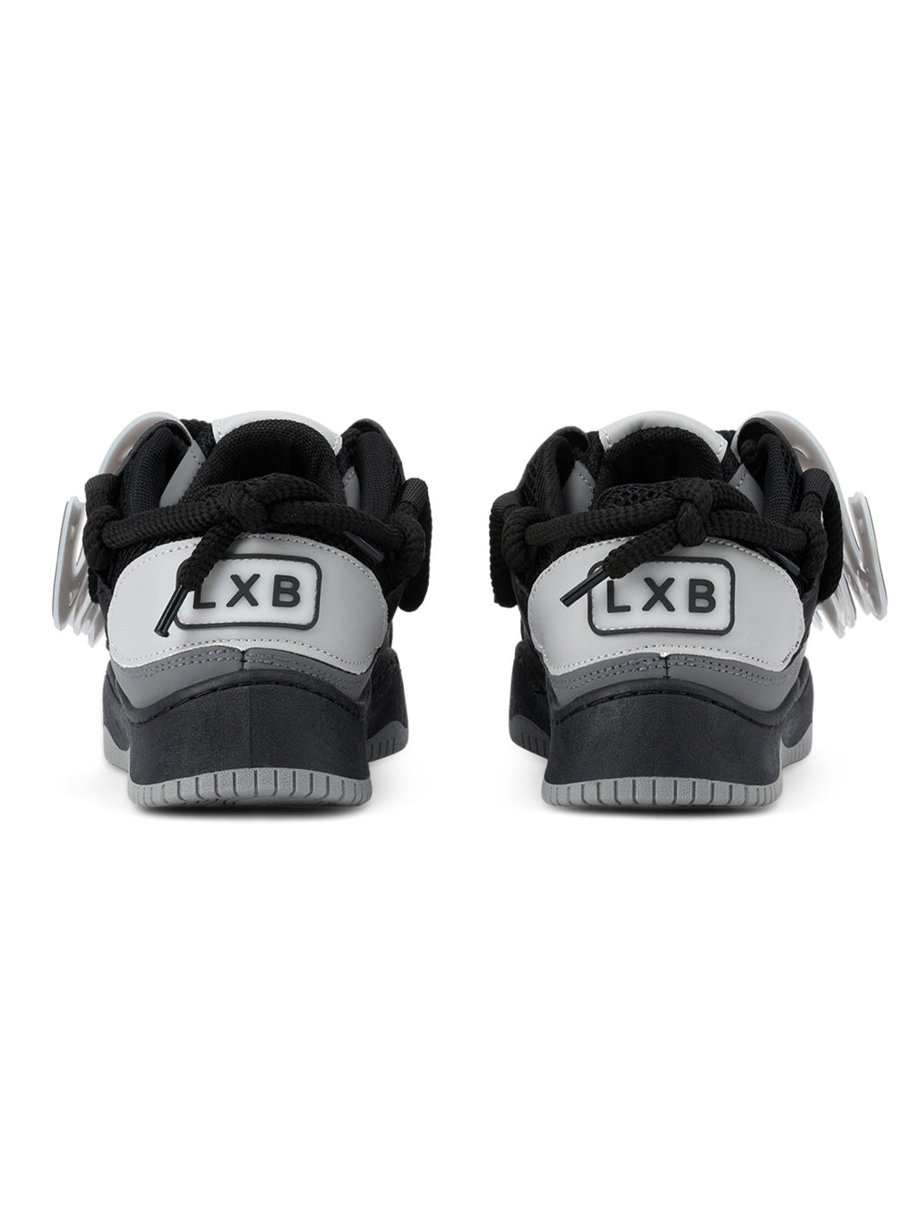 VERSATILE HIGH SNEAKERS IN GRAY AND BLACK FOR EVERYDAY WEAR