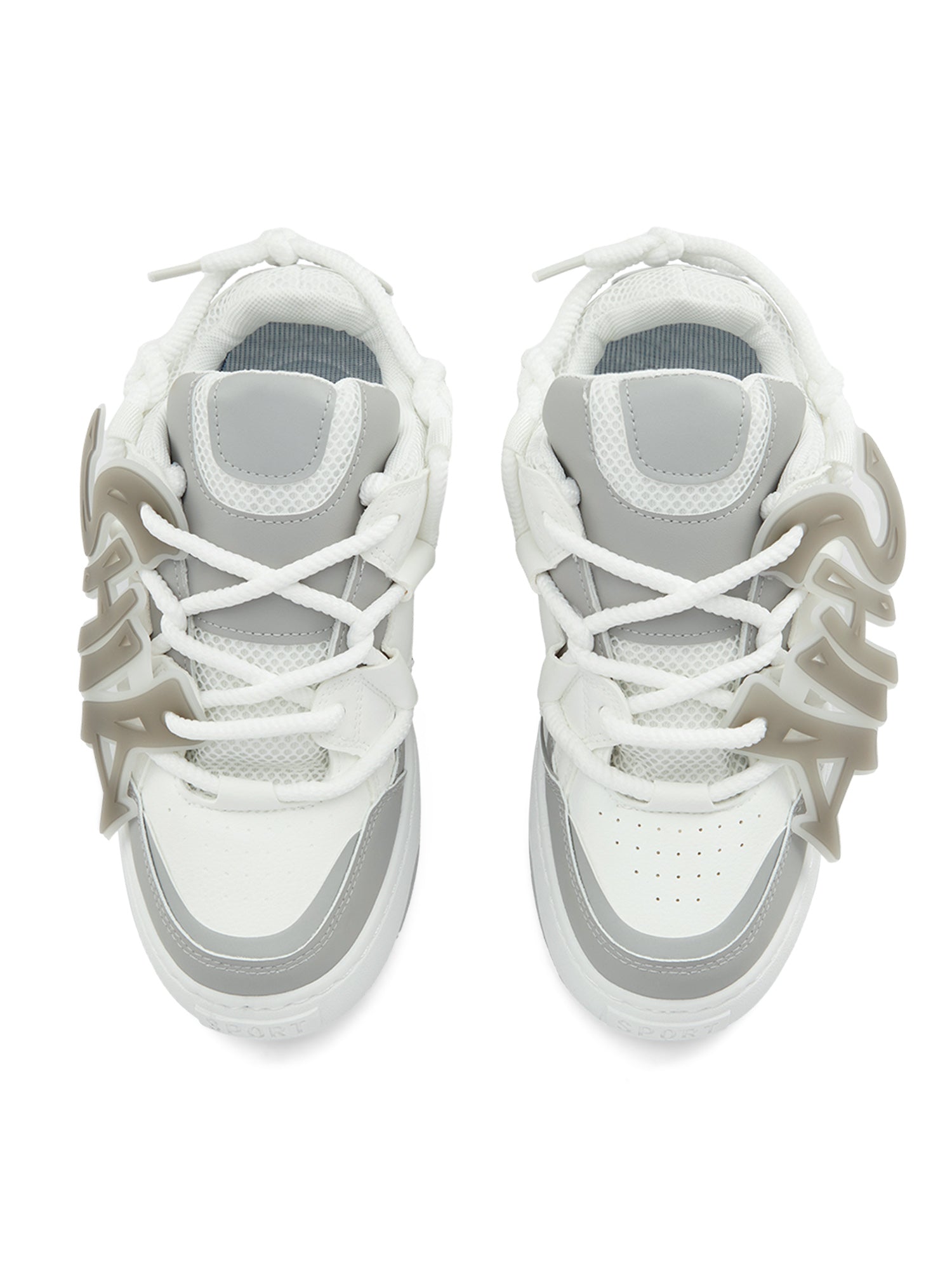 VERSATILE HIGH SNEAKERS IN GRAY AND BLACK FOR EVERYDAY WEAR