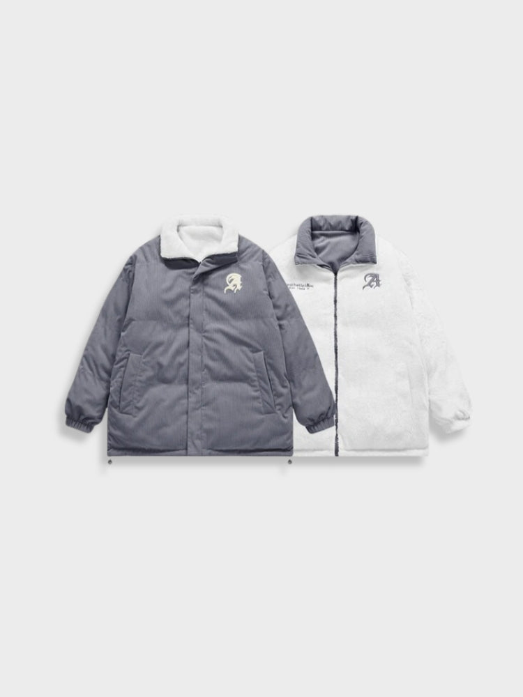 VERSATILE REVERSIBLE JACKET BUNDLE - GRAY AND WHITE WARM JACKETS