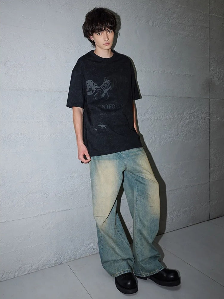 WASHED BAGGY JEANS FOR EFFORTLESS STYLE AND COMFORT