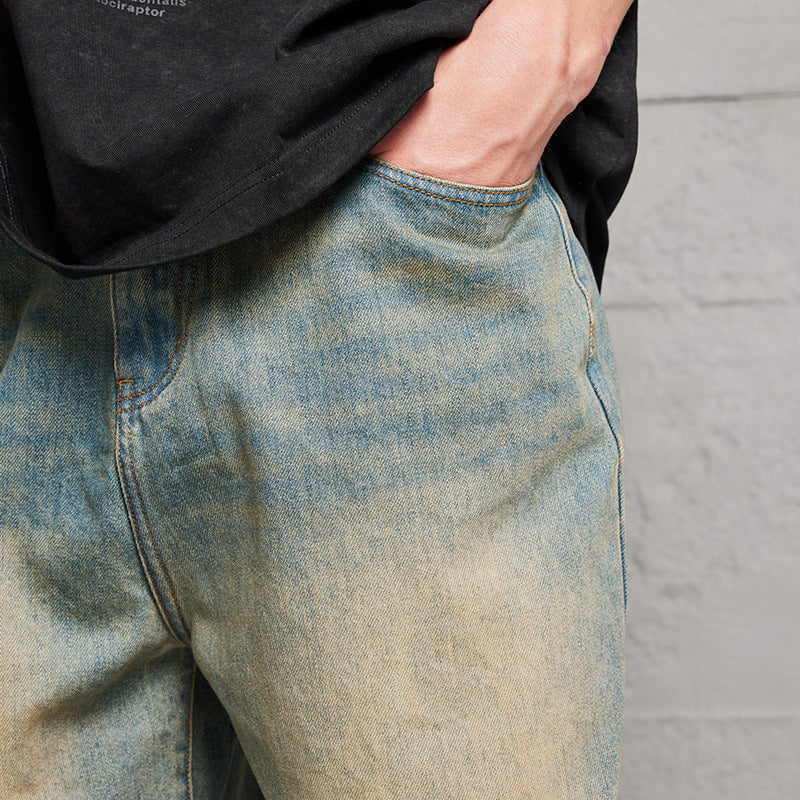 WASHED BAGGY JEANS FOR EFFORTLESS STYLE AND COMFORT