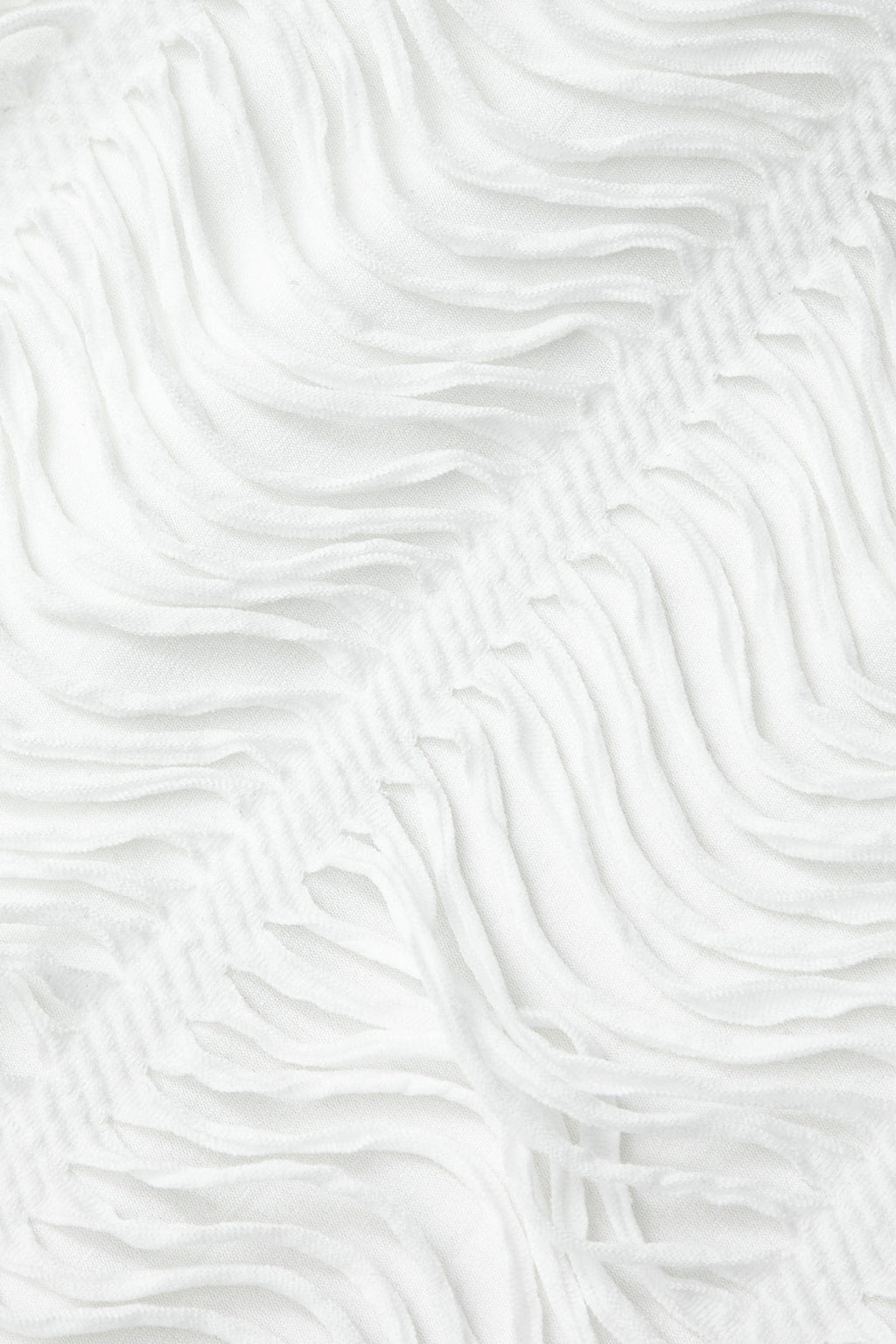 WHITE FRINGED TWO-PIECE OUTFIT HOLIDAY SET WITH STRETCHY FABRIC