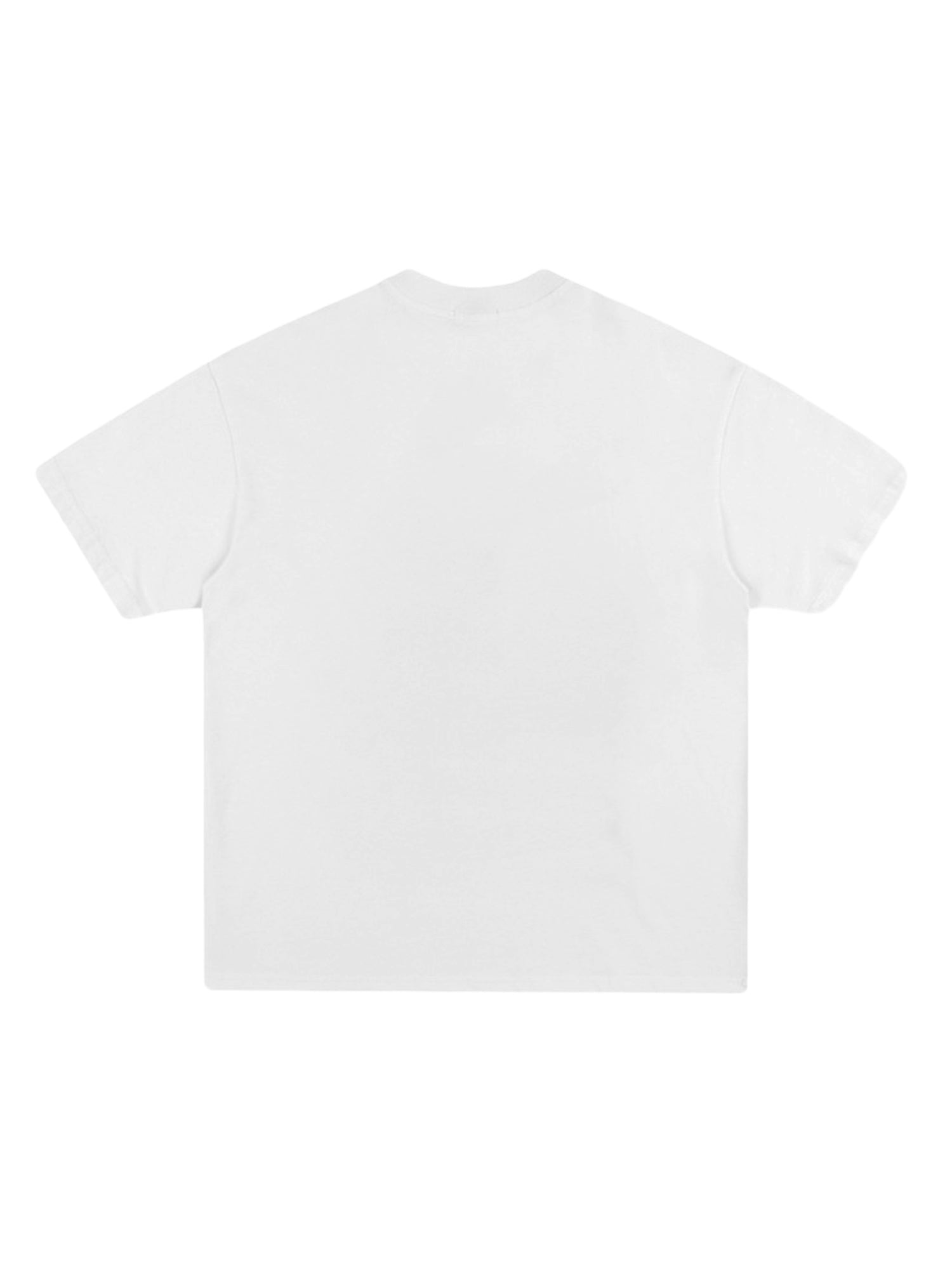 WHITE GRAPHIC T-SHIRT FOR WEST COAST STREET STYLE
