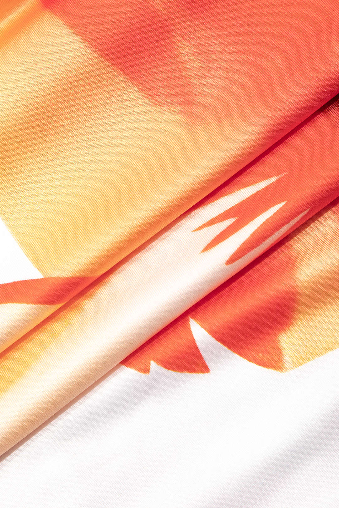 WHITE MAXI DRESS WITH HIBISCUS PRINT - FLORAL CASCADE STRAPLESS