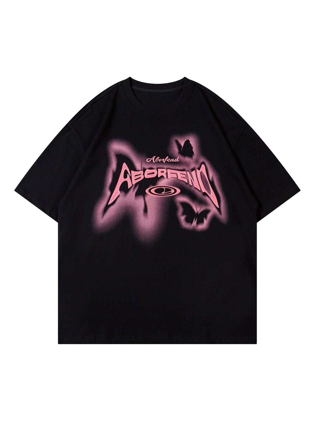 WHITE SHORT SLEEVE ROUND COLLAR JERSEY PULLOVER WITH PURPLE GRAPHIC