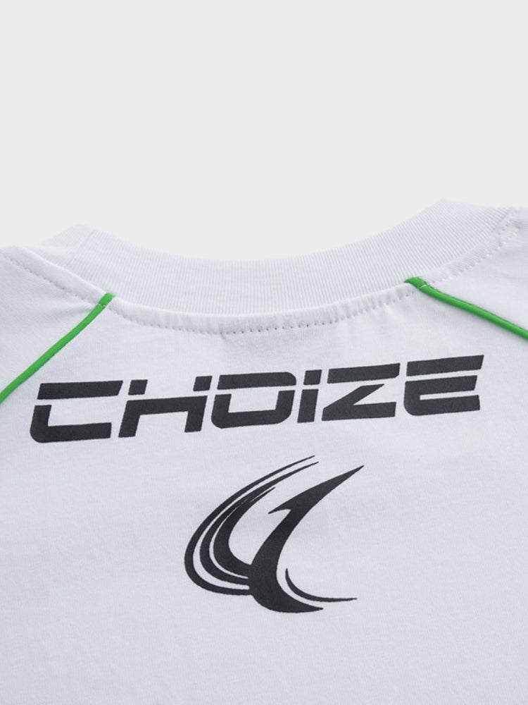 WHITE SOCCER JERSEY SPORT TEE CHOIZE FOR ACTIVE WEAR