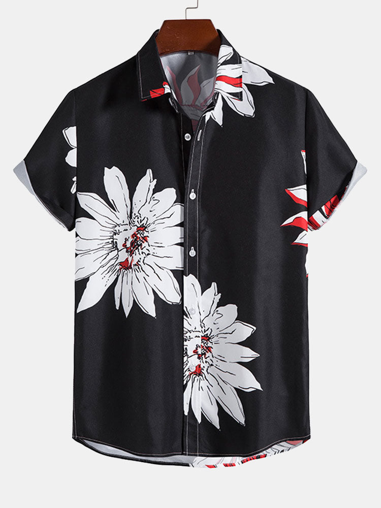 WHITE SUNFLOWER SHORT SET FOR ACTIVE LIFESTYLES AND COMFORTABLE FABRIC