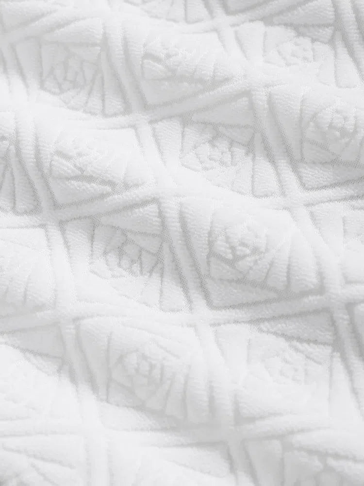 WHITE TERRY CLOTH SHORTS ELEGANT CASUAL SHORTS OFFER