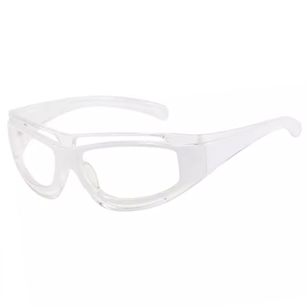 Y2K FUTURISTIC BLACK AND CLEAR SUNGLASSES FOR MODERN STYLE