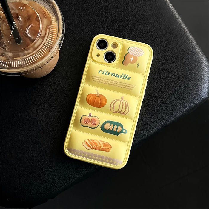 YELLOW PUMPKIN DESIGN CITROUILLE IPHONE CASE FOR CITROUILLE IPHONE