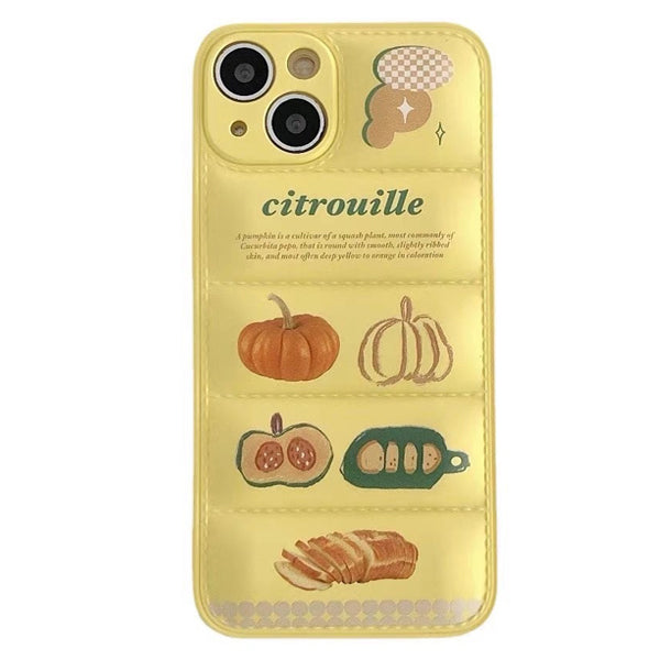 YELLOW PUMPKIN DESIGN CITROUILLE IPHONE CASE FOR CITROUILLE IPHONE