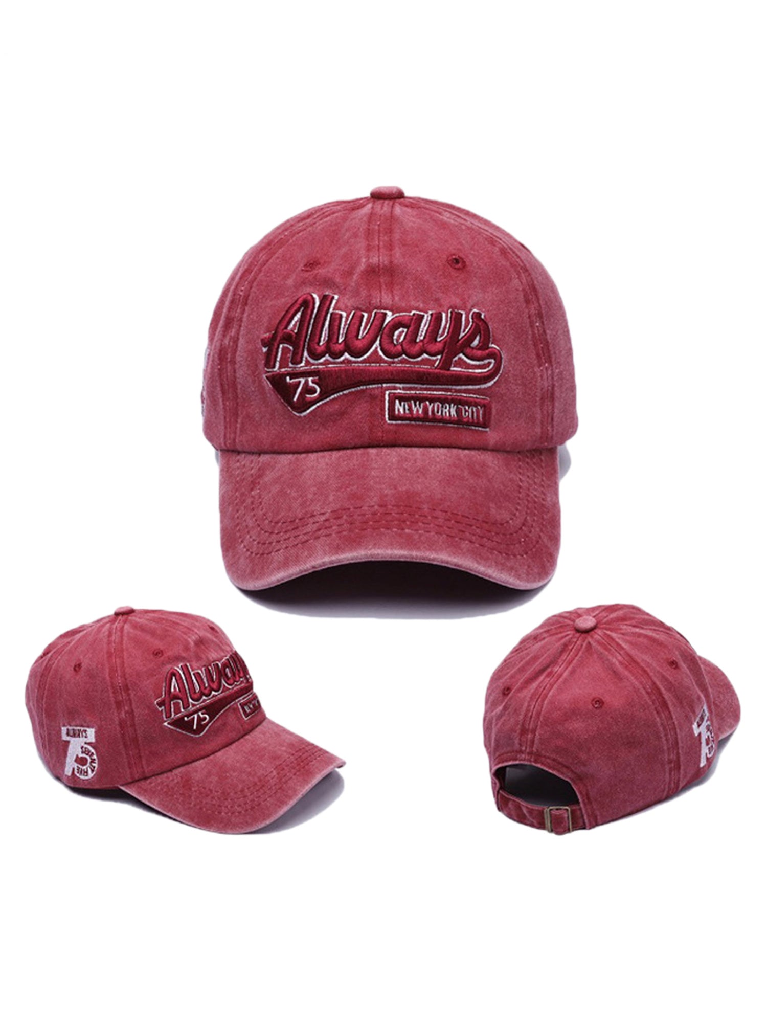 YELLOW WASHED BASEBALL CAP - DENIM WASHED BASEBALL CAP FOR EVERYONE