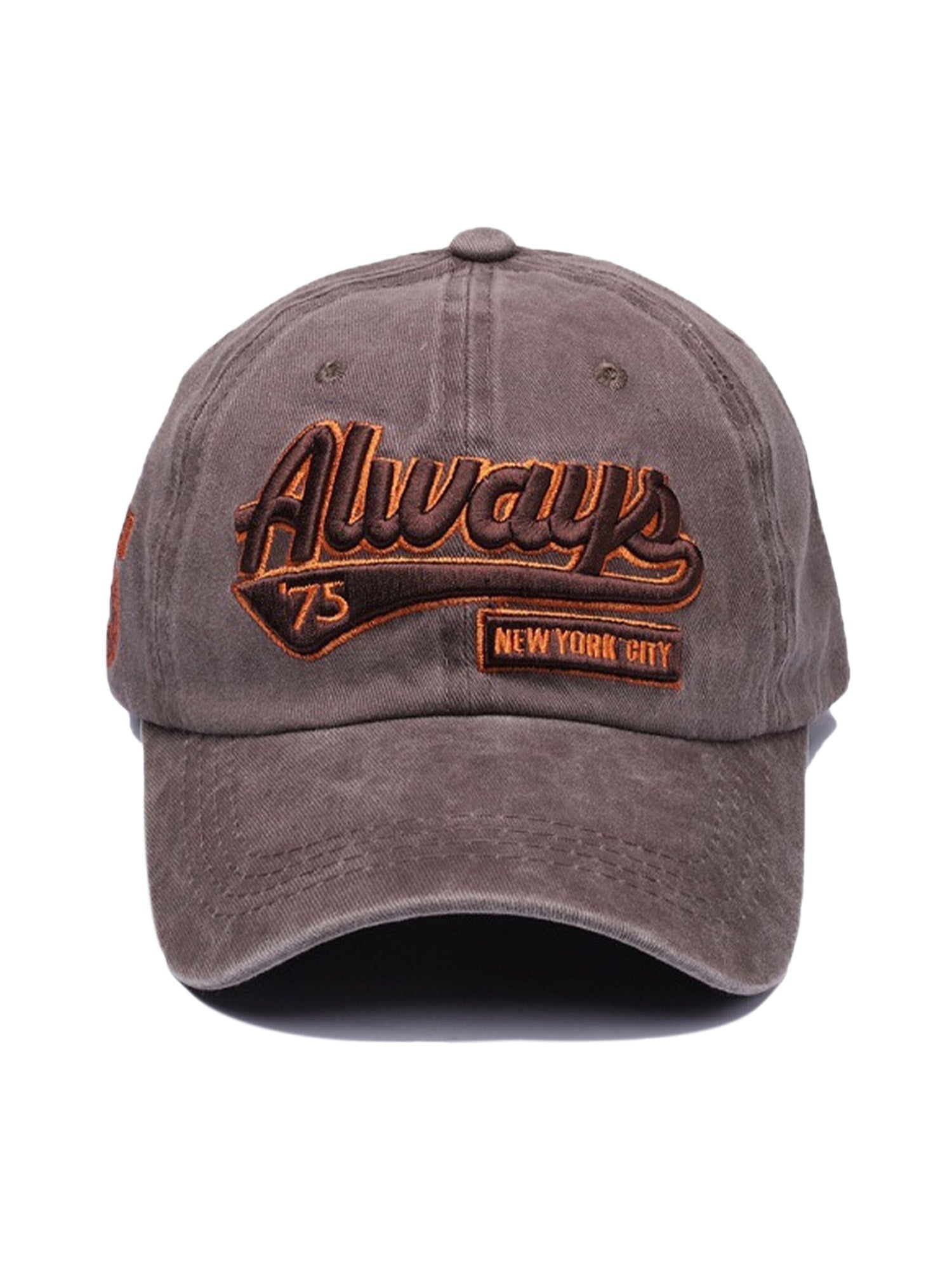 YELLOW WASHED BASEBALL CAP - DENIM WASHED BASEBALL CAP FOR EVERYONE