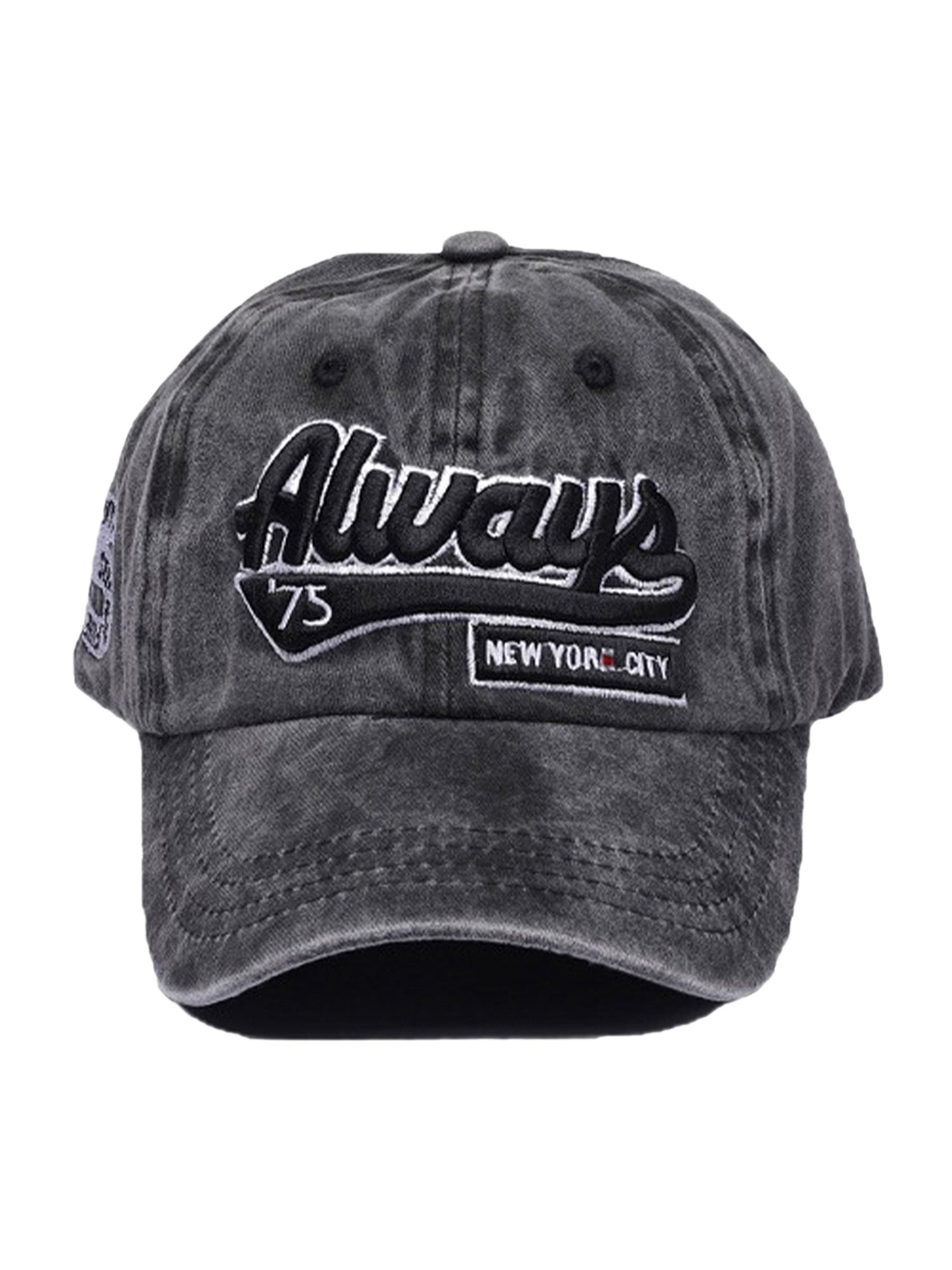 YELLOW WASHED BASEBALL CAP - DENIM WASHED BASEBALL CAP FOR EVERYONE