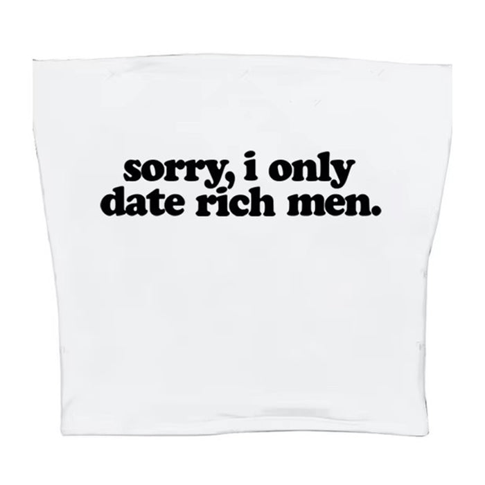 YELLOW Y2K TUBE TOP FOR RICH MEN STYLE