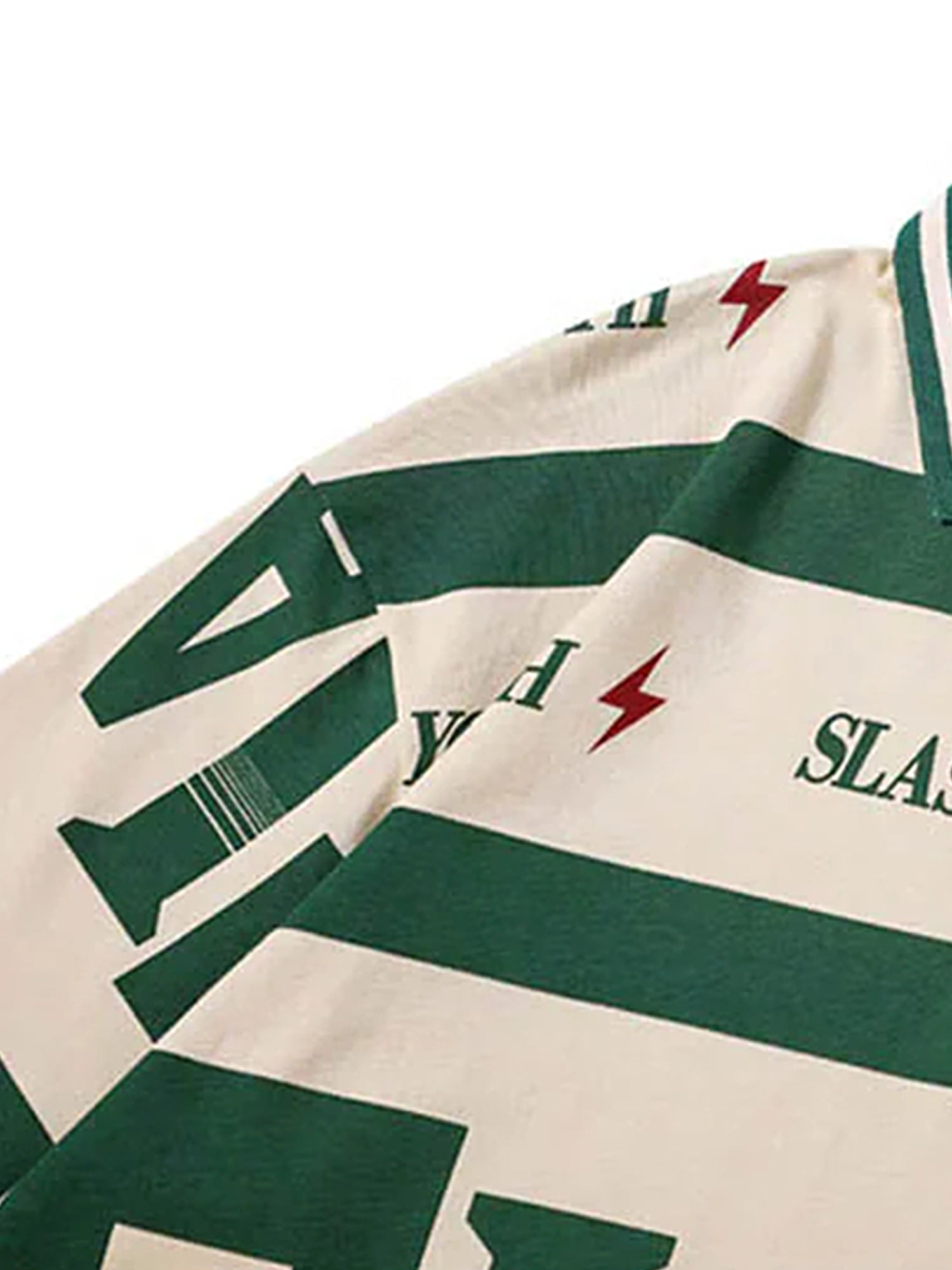 YOUTH POLO SHIRT WITH ABSTRACT LETTER PRINT