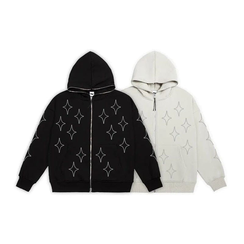 ZIP HOODIE SET WITH UNIQUE STAR SIGN DESIGNS