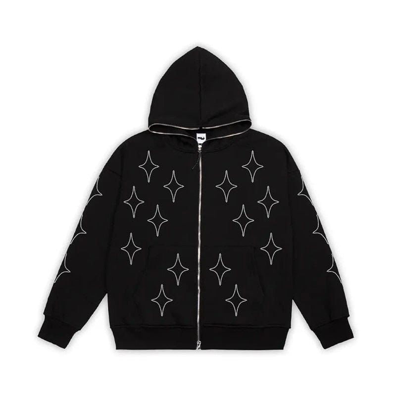 ZIP HOODIE SET WITH UNIQUE STAR SIGN DESIGNS