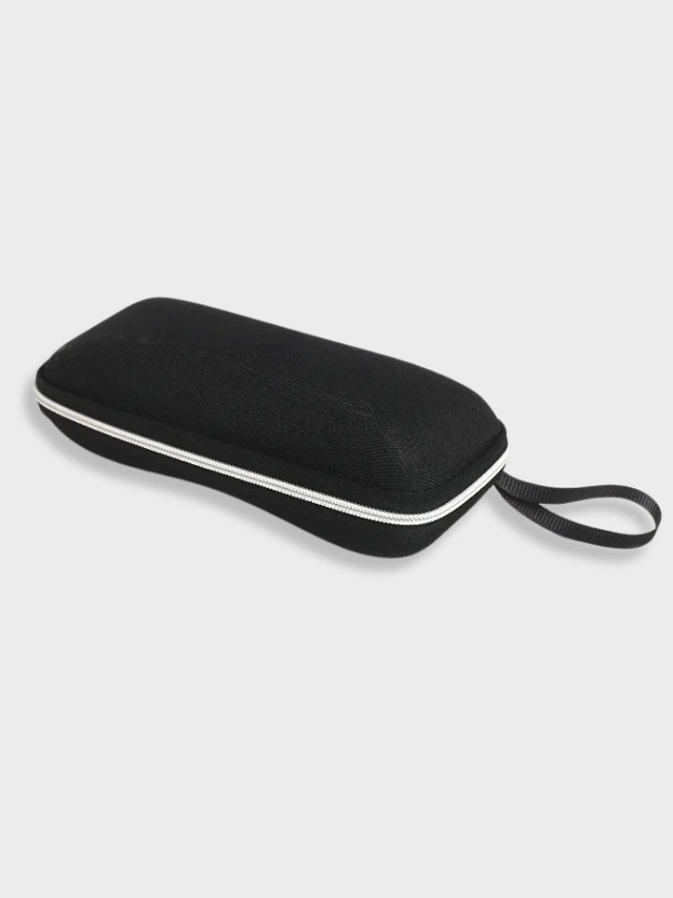 ZIPPERED GLASSES CASE WITH PROTECTION FOR READING GLASSES