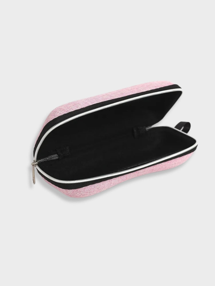 ZIPPERED GLASSES CASE WITH PROTECTION FOR READING GLASSES